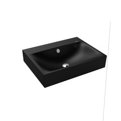 Silenio wall-hung washbasin black matt 100 | Wash basins | Kaldewei