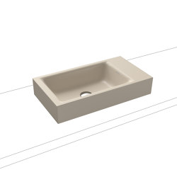 Puro countertop handbasin warm beige 20 | Wash basins | Kaldewei