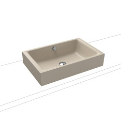Puro S countertop washbasin 120mm warm beige 20 | Wash basins | Kaldewei