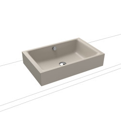 Puro S countertop washbasin 120mm warm grey 10 | Wash basins | Kaldewei