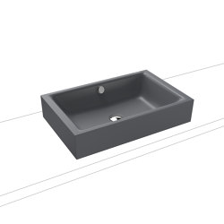 Puro S countertop washbasin 120mm cool grey 70 | Lavabi | Kaldewei