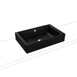 Puro S countertop washbasin 120mm black matt 100 | Wash basins | Kaldewei