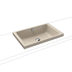 Puro S countertop washbasin 40mm warm beige 20 | Wash basins | Kaldewei