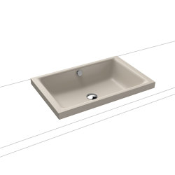 Puro S countertop washbasin 40mm warm grey 10 | Wash basins | Kaldewei