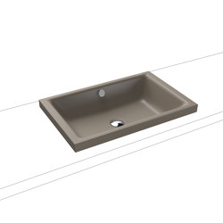Puro S countertop washbasin 40mm warm grey 60 | Lavabi | Kaldewei
