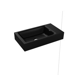 Puro wall-hung handbasin black matt 100 | Lavabi | Kaldewei
