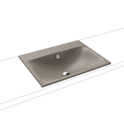 Silenio built-in washbasin warm grey 60 | Lavabi | Kaldewei