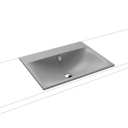 Silenio built-in washbasin cool grey 30 | Wash basins | Kaldewei