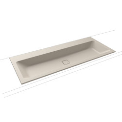 Cono Built-in double Washbasin warm grey 10 | Lavabi | Kaldewei