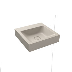 Cono wall-hung washbasin warm grey 10 | Wash basins | Kaldewei