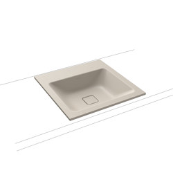 Cono built-in washbasin warm grey 10 | Lavabi | Kaldewei