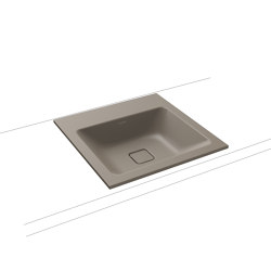 Cono built-in washbasin warm grey 60 | Wash basins | Kaldewei
