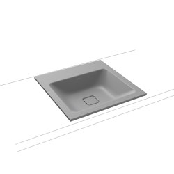 Cono built-in washbasin cool grey 30 | Wash basins | Kaldewei