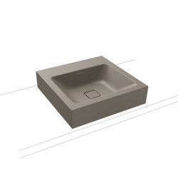Cono Countertop washbasin 120mm warm grey 60 | Wash basins | Kaldewei