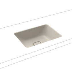 Cono undercounter washbasin warm grey 10 | Lavabi | Kaldewei