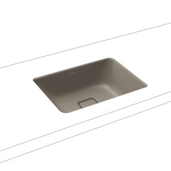 Cono undercounter washbasin warm grey 60 | Lavabi | Kaldewei