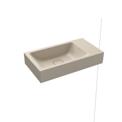 Cono Wall-hung handbasin warm beige 20 | Wash basins | Kaldewei