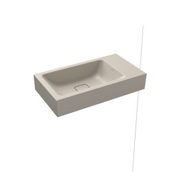 Cono Wall-hung handbasin warm grey 10 | Lavabi | Kaldewei