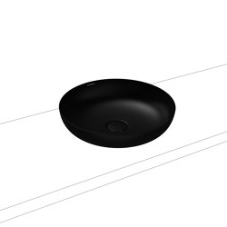 Miena washbowl (round) black matt 100 | Wash basins | Kaldewei