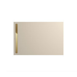 Nexsys warm beige 20 | Cover polished gold | Bacs à douche | Kaldewei