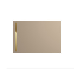 Nexsys warm beige 40 | Cover polished gold | Bacs à douche | Kaldewei
