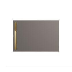 Nexsys warm grey70 | Blende Gold glänzend | Duschwannen | Kaldewei