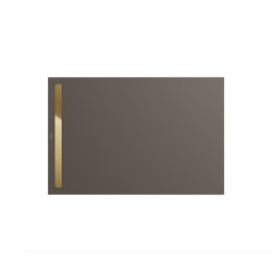 Nexsys warm grey 80 | Cover polished gold | Bacs à douche | Kaldewei