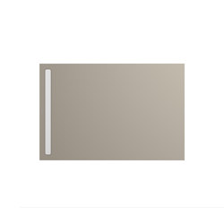 Nexsys warm grey 30 | Cover powder-coated alpine white | Platos de ducha | Kaldewei