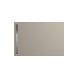 Nexsys warm grey 30 | Cover brushed stainless steel | Bacs à douche | Kaldewei