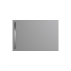 Nexsys cool grey 30 | Cover brushed stainless steel | Bacs à douche | Kaldewei