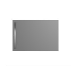 Nexsys cool grey 40 | Cover brushed stainless steel | Shower trays | Kaldewei