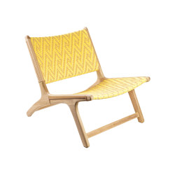 Vienna Relax Chair Yellow Batik Labirint | Sessel | cbdesign