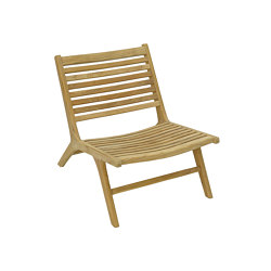 Vienna Relax Chair Full Teak | without armrests | cbdesign