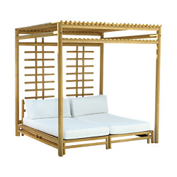 Woo Gazebo - 2 Sunbed/Sofa - 2 Coffee Table | Small structures | cbdesign