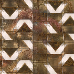 Chaos and order | Chaos and order (gold) | Material silk | Walls beyond