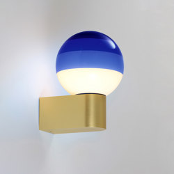Dipping Light A1-13 Blue-Brushed Brass | Wandleuchten | Marset