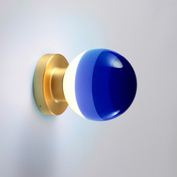 Dipping Light A2-13 Blue-Brushed Brass | Wandleuchten | Marset