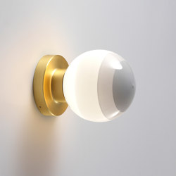 Dipping Light A2-13 White-Brushed Brass | Lampade parete | Marset