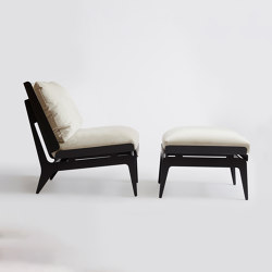 BOUDOIR Chair & Ottoman | Armchairs | Gabriel Scott