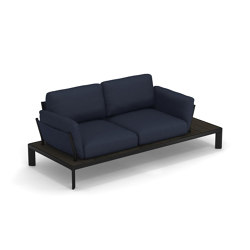 Tami Two seats sofa Bamboo | 764-B | with armrests | EMU Group