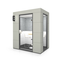 Dialogue Unit | Birch Grey | Soundproofing room-in-room systems | OFFICEBRICKS