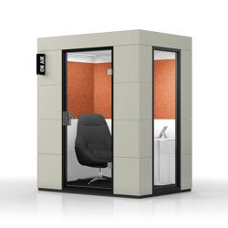Dialogue Unit |  Birch Grey | Soundproofing room-in-room systems | OFFICEBRICKS
