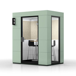Dialogue Unit |  Sea Green | Soundproofing room-in-room systems | OFFICEBRICKS