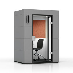 Work Unit |  Dark Grey | Office Pods | OFFICEBRICKS