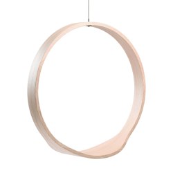 Circleswing N.1 Wooden Hanging Chair Swing Seat - Little White Oak⎥outdoor | Swings | Iwona Kosicka Design