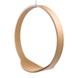 Circleswing N.1 Wooden Hanging Chair Swing Seat - Natural Oak⎥indoor | Swings | Iwona Kosicka Design