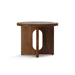 Androgyne Side Table, Ø50, Walnut | Tavolini alti | Audo Copenhagen