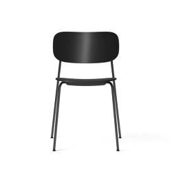 Co Dining Chair | Plastic, Black Steel | Black Plastic | Chairs | MENU