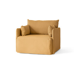 Offset Loose Cover 1. Seater | Cotlin, Wheat | Möbelbezugstoffe | MENU
