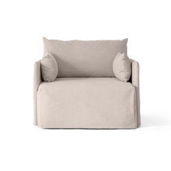 Offset Sofa, 1. Seater w. Loose Cover | Cotlin, Oat | Armchairs | Audo Copenhagen